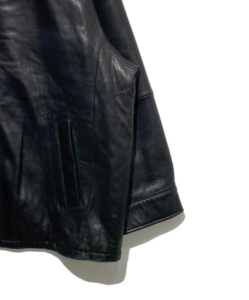 JOS.A.BANK（ジョス エー バンク）JOS.A.BANK (ジョス エー バンク) レザージャケット ブラック サイズ:XXLの古着・服飾アイテム