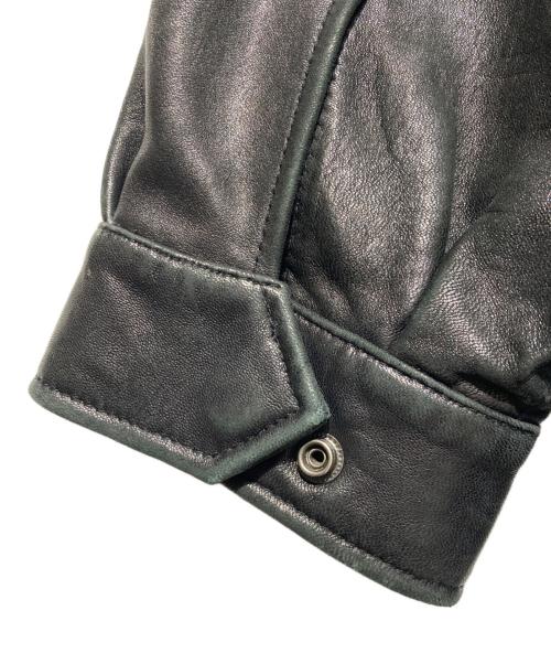 JOS.A.BANK（ジョス エー バンク）JOS.A.BANK (ジョス エー バンク) レザージャケット ブラック サイズ:XXLの古着・服飾アイテム
