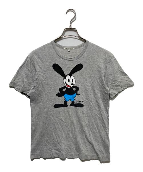COMME des GARCONS（コムデギャルソン）COMME des GARCONS (コムデギャルソン) ディズニーコラボプリントTシャツ グレー サイズ:Ｍの古着・服飾アイテム