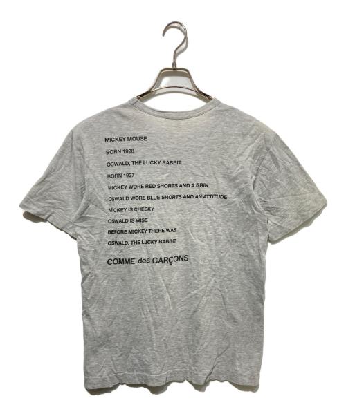 COMME des GARCONS（コムデギャルソン）COMME des GARCONS (コムデギャルソン) ディズニーコラボプリントTシャツ グレー サイズ:Ｍの古着・服飾アイテム