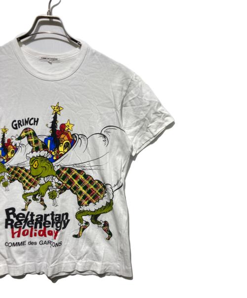 COMME des GARCONS（コムデギャルソン）COMME des GARCONS (コムデギャルソン) ドクタースース グリンチコラボTシャツ ホワイト サイズ:Ｍの古着・服飾アイテム