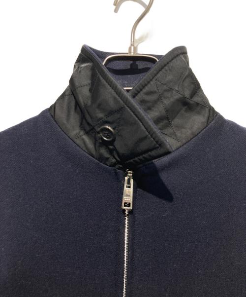 PRADA（プラダ）PRADA (プラダ) ウールジップアップブルゾン ネイビー サイズ:Ｍの古着・服飾アイテム