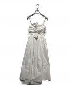 Snidelスナイデル）の古着「ツイストベアワンピ」｜ホワイト