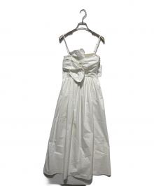 Snidel（スナイデル）の古着「ツイストベアワンピ」｜ホワイト