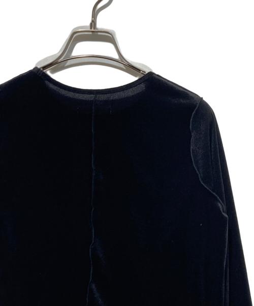 anuke（アンヌーク）ANUKE (アンヌーク) Velour Short Tops ブラック サイズ:FREEの古着・服飾アイテム