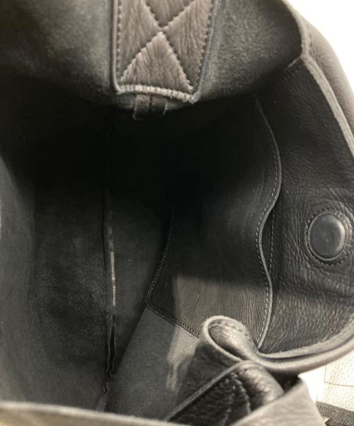 GANZO（ガンゾ）GANZO (ガンゾ) レザーショルダーバッグ ブラックの古着・服飾アイテム