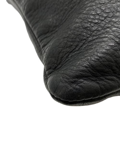 GANZO（ガンゾ）GANZO (ガンゾ) レザーショルダーバッグ ブラックの古着・服飾アイテム