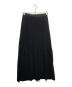 UNDECORATED（アンデコレイテッド）の古着「Washi Knit Skirt」｜ブラック
