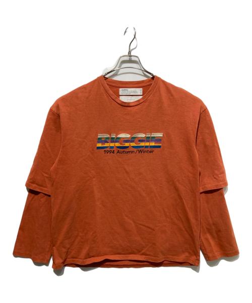 DAIRIKU（ダイリク）DAIRIKU (ダイリク) BIGGIE Layered T-Shirt ブラウン サイズ:FREEの古着・服飾アイテム