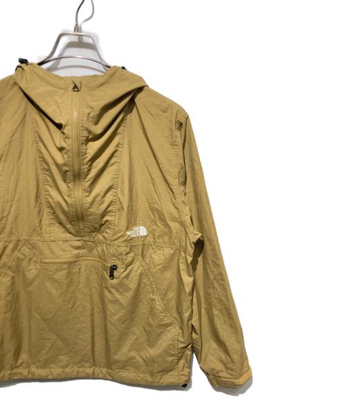 THE NORTH FACE（ザ ノース フェイス）THE NORTH FACE (ザ ノース フェイス) Compact ANORAK コンパクトアノラック ベージュ サイズ:Ｓの古着・服飾アイテム