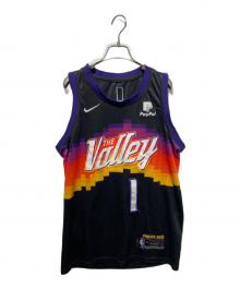 NBA（エヌビーエー）の古着「THE VALLEYスローバックジャージ」｜ブラック