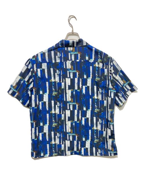 HERALBONY（ヘラルボニー）HERALBONY (ヘラルボニー) オープンカラーシャツ「海」 ブルー サイズ:FREEの古着・服飾アイテム