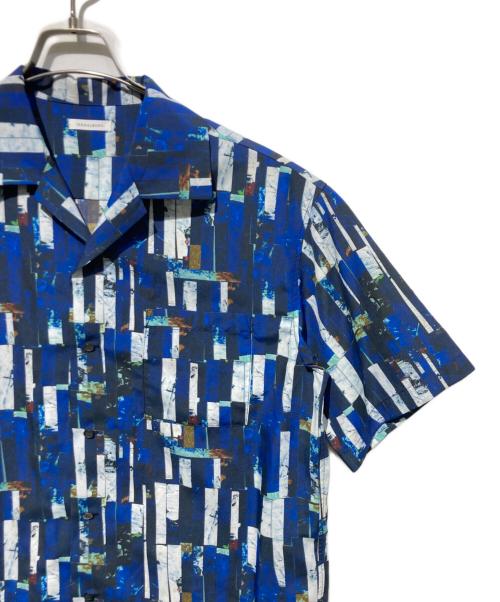 HERALBONY（ヘラルボニー）HERALBONY (ヘラルボニー) オープンカラーシャツ「海」 ブルー サイズ:FREEの古着・服飾アイテム