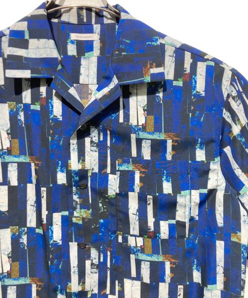 HERALBONY（ヘラルボニー）HERALBONY (ヘラルボニー) オープンカラーシャツ「海」 ブルー サイズ:FREEの古着・服飾アイテム