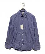 Glanshirt×SLOWEARグランシャツ×スロウウェア）の古着「ストライプシャツ」｜ブルー×ホワイト