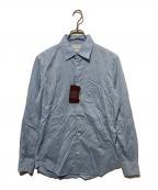 Glanshirt×SLOWEARグランシャツ×スロウウェア）の古着「ロングスリーブシャツ」｜ブルー