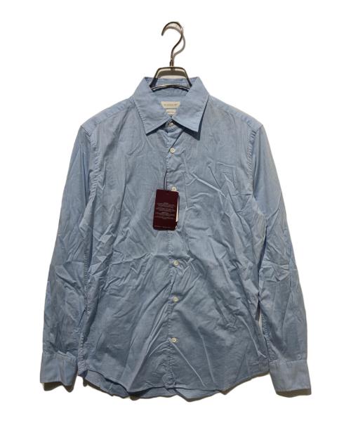 Glanshirt（グランシャツ）GLANSHIRT (グランシャツ) SLOWEAR (スロウウェア) ロングスリーブシャツ ブルー サイズ:38の古着・服飾アイテム