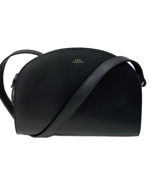 A.P.C.（アーペーセー）A.P.C. (アーペーセー) SAC DEMI LUNE ショルダーバッグ ブラックの古着・服飾アイテム