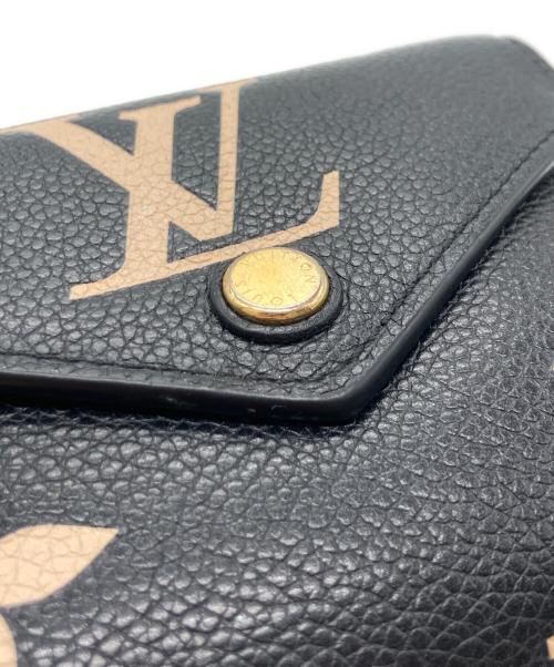 LOUIS VUITTON（ルイ ヴィトン）LOUIS VUITTON (ルイ ヴィトン) ポルトフォイユ・ヴィクトリーヌ ブラックの古着・服飾アイテム