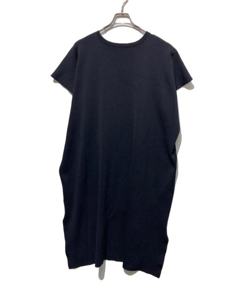 ISSEY MIYAKE（イッセイミヤケ）ISSEY MIYAKE (イッセイミヤケ) FOAM KNIT ワンピース ブラック サイズ:2の古着・服飾アイテム