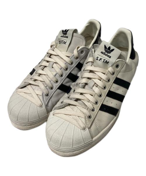 adidas（アディダス）adidas (アディダス) SUPERSTAR 82 SFTM ローカットスニーカー CREAM WHITE/CORE BLACK/OFF WHITE サイズ:28.5の古着・服飾アイテム