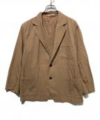AURALEEオーラリー）の古着「20SS FINX HARD TWIST GABARDINE JACKET」｜ベージュ