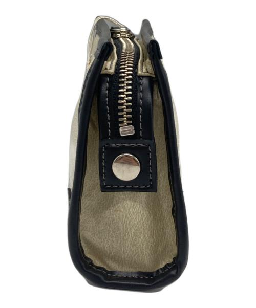 Jean Paul GAULTIER（ジャンポールゴルチェ）Jean Paul GAULTIER (ジャンポールゴルチェ) ポーチ ホワイト×ブラックの古着・服飾アイテム