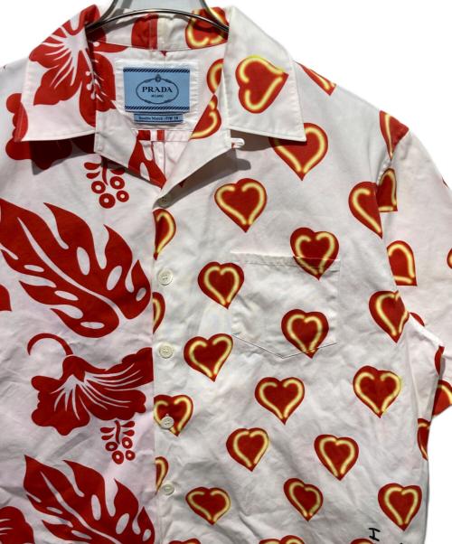 PRADA（プラダ）PRADA (プラダ) オープンカラーシャツ ピンク サイズ:Lの古着・服飾アイテム