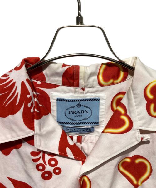 PRADA（プラダ）PRADA (プラダ) オープンカラーシャツ ピンク サイズ:Lの古着・服飾アイテム