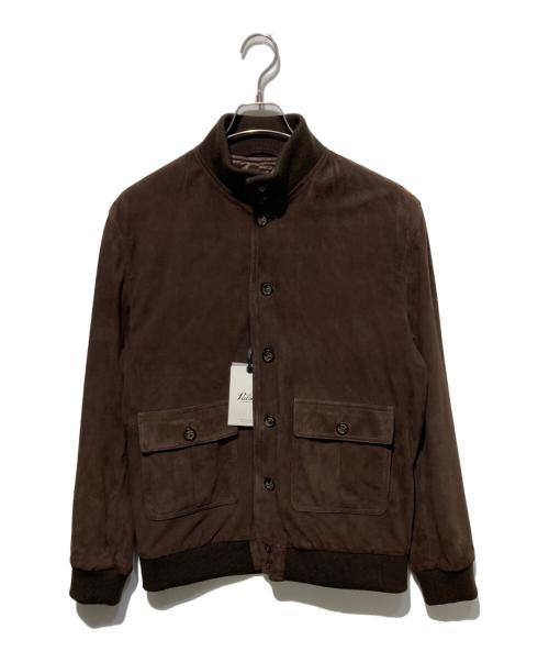 VALSTAR（ヴァルスター）Valstar (ヴァルスター) スウェードヴァルスタージャケット ブラウン サイズ:52の古着・服飾アイテム