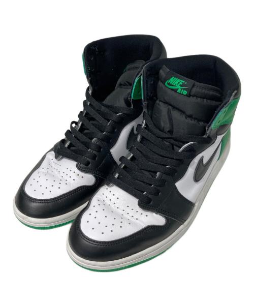 NIKE（ナイキ）NIKE (ナイキ) AIR JORDAN 1 RETRO HIGH OG ブラック×グリーン サイズ:29の古着・服飾アイテム