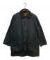 Barbour（バブアー）の古着「BORDER JACKET  オイルドジャケット」｜ネイビー