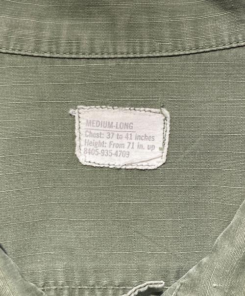 US ARMY（ユーエスアーミー）US ARMY (ユーエスアーミー) ジャングルファティーグ ジャケット グリーン サイズ:M-Lの古着・服飾アイテム