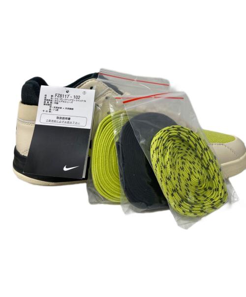 NIKE（ナイキ）NIKE (ナイキ) Travis Scott (トラヴィス・スコット) JUMPMAN JACK TR イエロー×ベージュ サイズ:26.5の古着・服飾アイテム