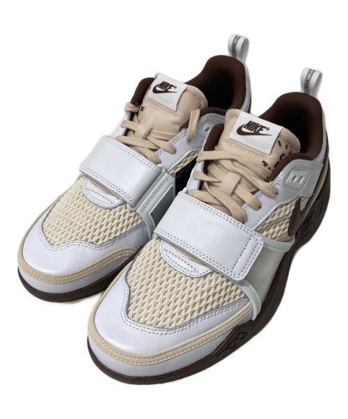 NIKE（ナイキ）NIKE (ナイキ) Travis Scott (トラヴィス・スコット) ZOOM FIELD JAXX ブラウン×ホワイト サイズ:26.5の古着・服飾アイテム