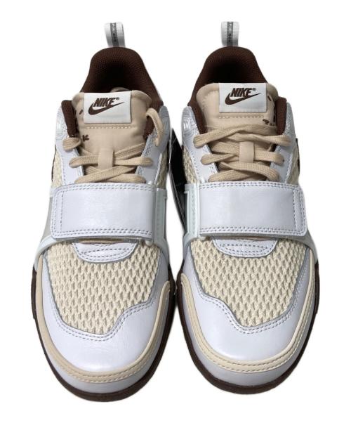 NIKE（ナイキ）NIKE (ナイキ) Travis Scott (トラヴィス・スコット) ZOOM FIELD JAXX ブラウン×ホワイト サイズ:26.5の古着・服飾アイテム