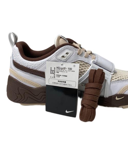 NIKE（ナイキ）NIKE (ナイキ) Travis Scott (トラヴィス・スコット) ZOOM FIELD JAXX ブラウン×ホワイト サイズ:26.5の古着・服飾アイテム