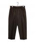 WACKO MARIA（ワコマリア）の古着「DORMEUIL PLEATED TROUSERS スラックス」｜ブラウン
