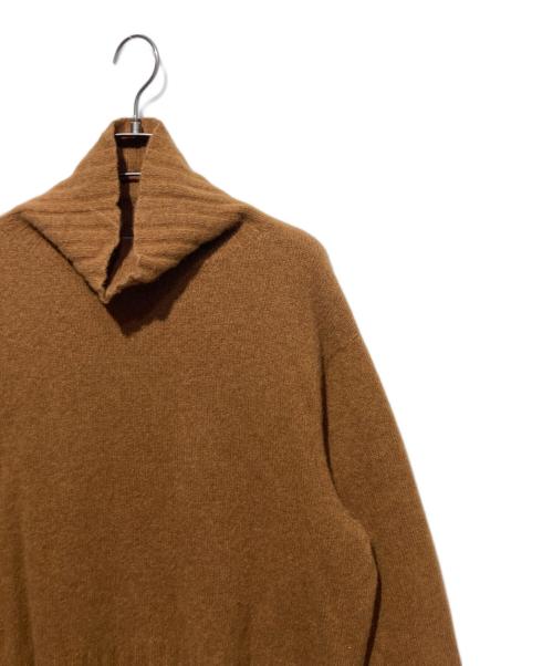MARGARET HOWELL（マーガレットハウエル）MARGARET HOWELL (マーガレットハウエル) ウールカシミヤタートルネックニット ブラウン サイズ:２の古着・服飾アイテム