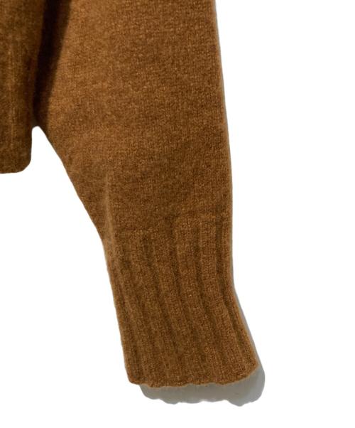 MARGARET HOWELL（マーガレットハウエル）MARGARET HOWELL (マーガレットハウエル) ウールカシミヤタートルネックニット ブラウン サイズ:２の古着・服飾アイテム