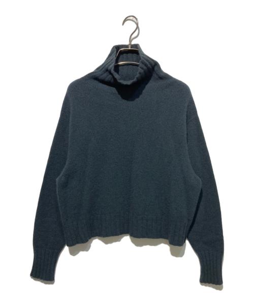 MARGARET HOWELL（マーガレットハウエル）MARGARET HOWELL (マーガレットハウエル) ウールカシミヤタートルネックニット グレー サイズ:2の古着・服飾アイテム