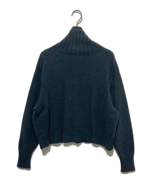 MARGARET HOWELL（マーガレットハウエル）MARGARET HOWELL (マーガレットハウエル) ウールカシミヤタートルネックニット グレー サイズ:2の古着・服飾アイテム