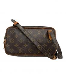 LOUIS VUITTON（ルイ ヴィトン）の古着「ポシェット・マルリーバンドリエール ショルダーバッグ」｜ブラウン