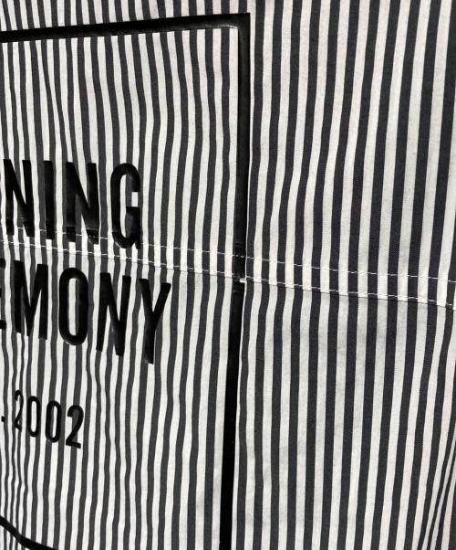 OPENING CEREMONY（オープニングセレモニー）OPENING CEREMONY (オープニングセレモニー) ストライプシャツ ホワイト×グレー サイズ:46の古着・服飾アイテム