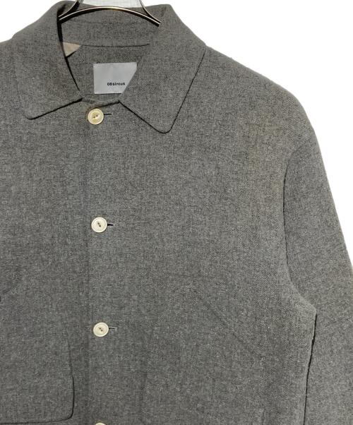 08sircus（ゼロエイトサーカス）08sircus (ゼロエイトサーカス) ダブルフェイスリバーカバーオール グレー サイズ:Sの古着・服飾アイテム