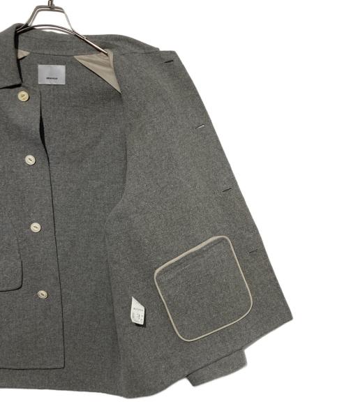 08sircus（ゼロエイトサーカス）08sircus (ゼロエイトサーカス) ダブルフェイスリバーカバーオール グレー サイズ:Sの古着・服飾アイテム