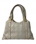 GUCCIグッチ）の古着「ホースビットトートバッグ」｜ホワイト