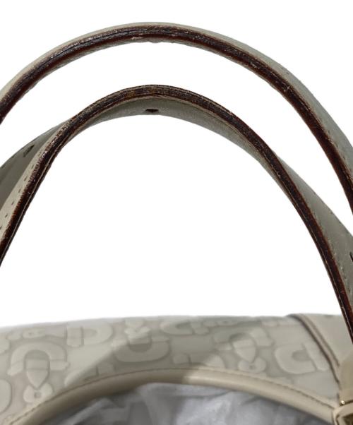 GUCCI（グッチ）GUCCI (グッチ) ホースビットトートバッグ ホワイトの古着・服飾アイテム