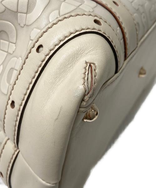 GUCCI（グッチ）GUCCI (グッチ) ホースビットトートバッグ ホワイトの古着・服飾アイテム