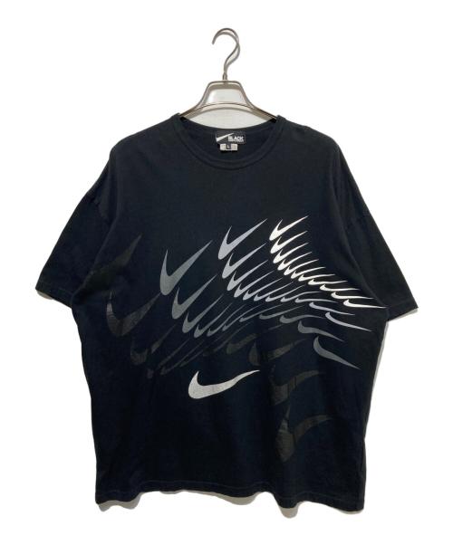 NIKE（ナイキ）NIKE (ナイキ) COMME des GARCONS (コムデギャルソン) プリントTシャツ ブラック サイズ:Lの古着・服飾アイテム